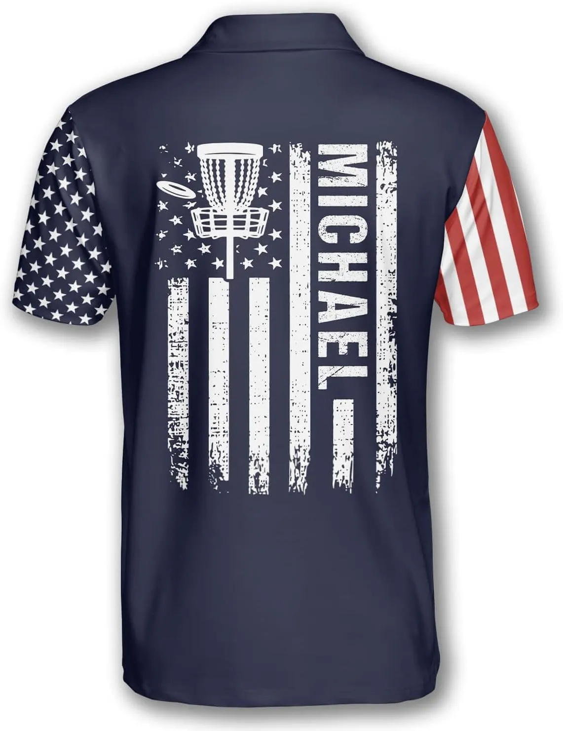 PRIMESTY Personalized Disc Golf Shirts for Men- Custom Disc Golf Jerseys for Teams- Disc Golf Shirts Men's Polo