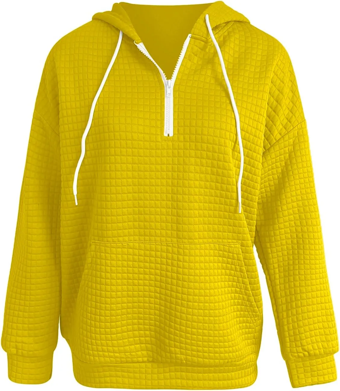Pullover Sweaters for Women,Half Zip Sweatshirts Cropped Hoodies Fleece Womens Quarter Zip up Pullover Sweaters