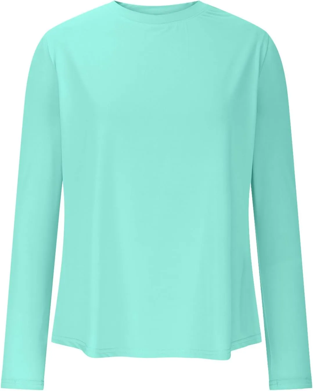 Rash Guard for Women UPF 50  SPF UV Protection Workout Tops with Thumb Hole Long Sleeve Lightweight Hiking Swim Shirts