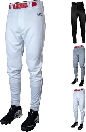 Rawlings Boys' Launch Series Baseball Pants | Tapered Jogger Fit | Youth Sizes | Solid | Multiple Colors