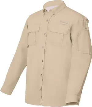 Riverruns UPF 50  Men's Fishing Shirts Long Sleeve UV Protection Shirts Water-Repellent for Hiking, Fishing, Camping