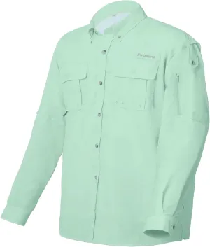 Riverruns UPF 50  Men's Fishing Shirts Long Sleeve UV Protection Shirts Water-Repellent for Hiking, Fishing, Camping