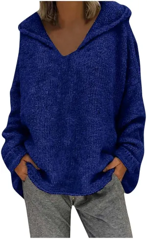 SHAOBGE Womens Sweaters Chenille Womens Sweater V Neck Long Sleeve Tops Women Women'S Knitted Striped Sweater