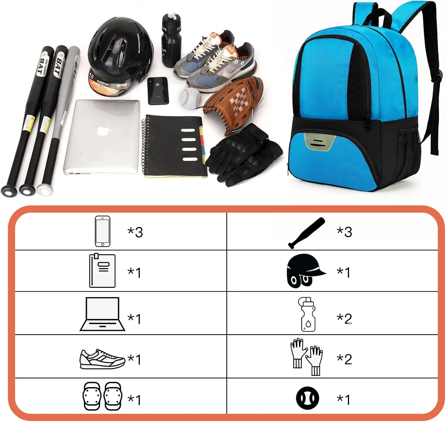 Soccer Bag,Youth Soccer Backpack, Football Volleyball Basketball Backpack fo,Sport Equipment Bags with Shoe compartment