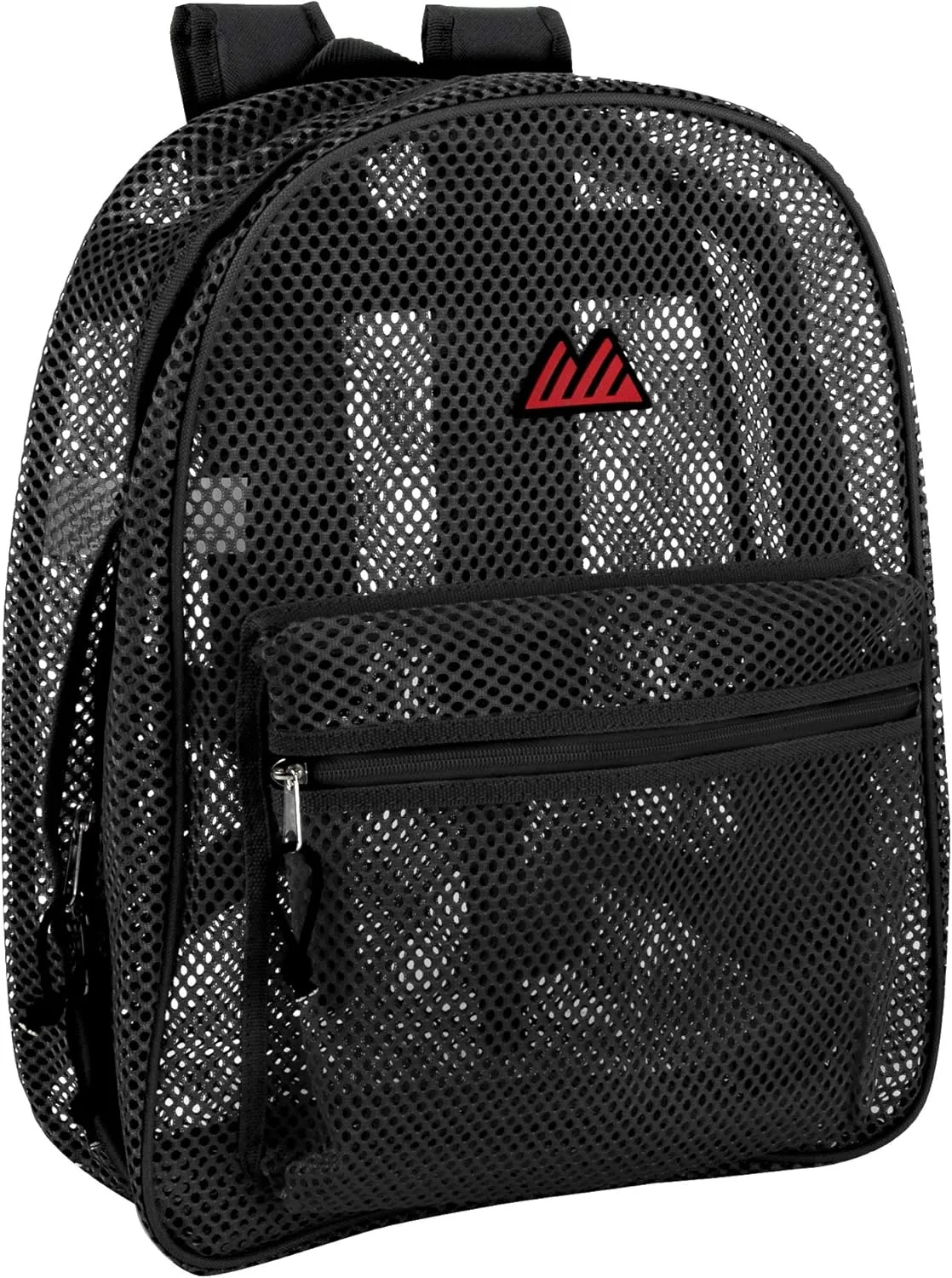 Summit Ridge Mesh Backpacks for Kids, Adults, School, Beach, and Travel, Colorful Transparent Mesh Backpacks with Padded Straps