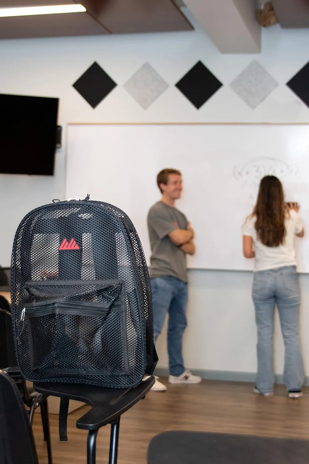 Summit Ridge Mesh Backpacks for Kids, Adults, School, Beach, and Travel, Colorful Transparent Mesh Backpacks with Padded Straps