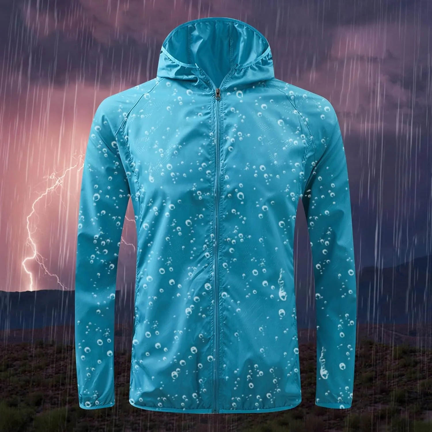 Sun Protection Hoodie SPF Jacket Women & Men Lightweight Full Zip Up Summer UV UPF50  Jackets Family Matching Clothes