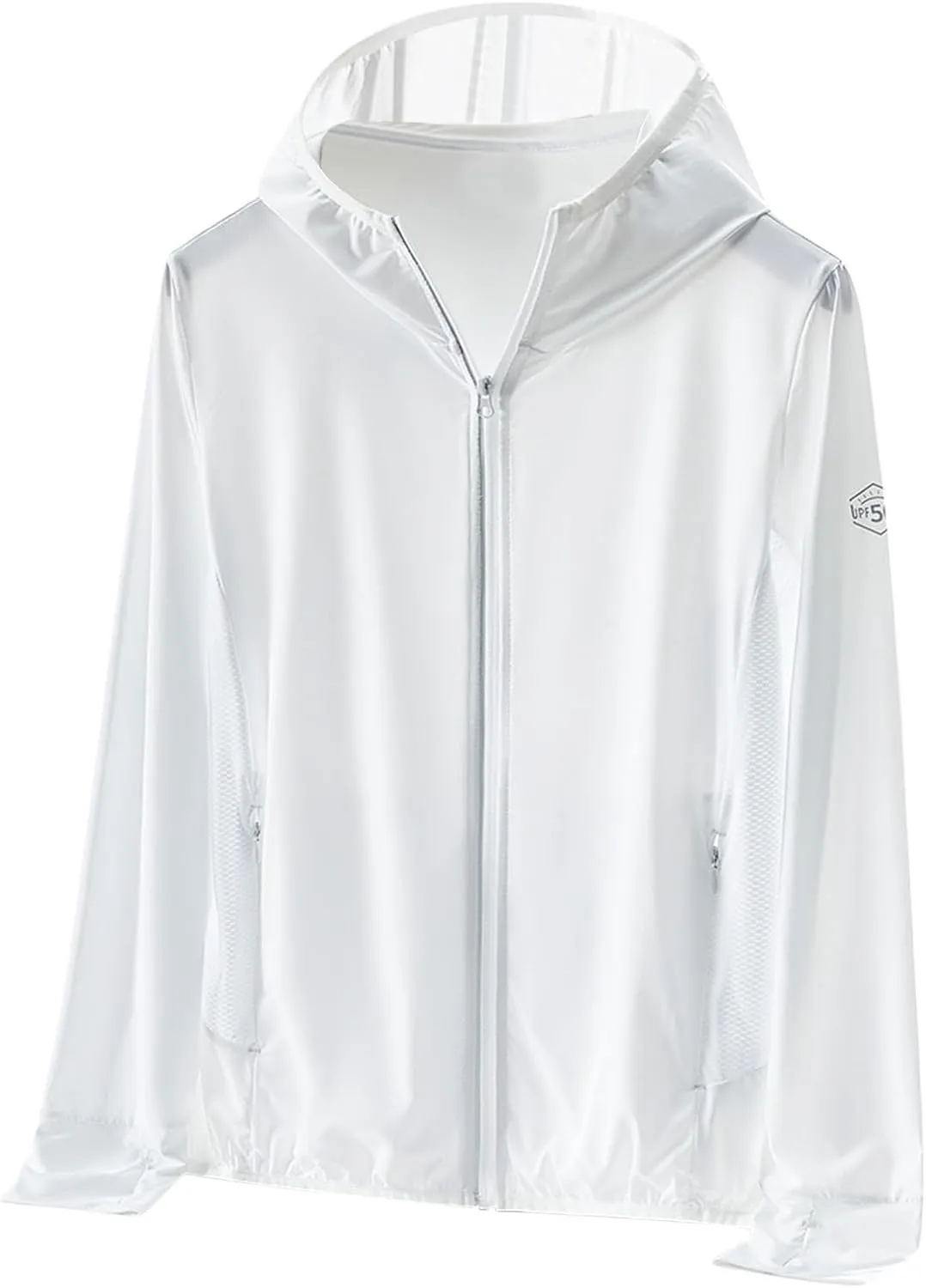 Sun Protection Jacket For Women UPF 50  Full Zip Long Sleeve Uv Hoodie Sun Shirts Outdoor Athletic Jackets W/Pockets