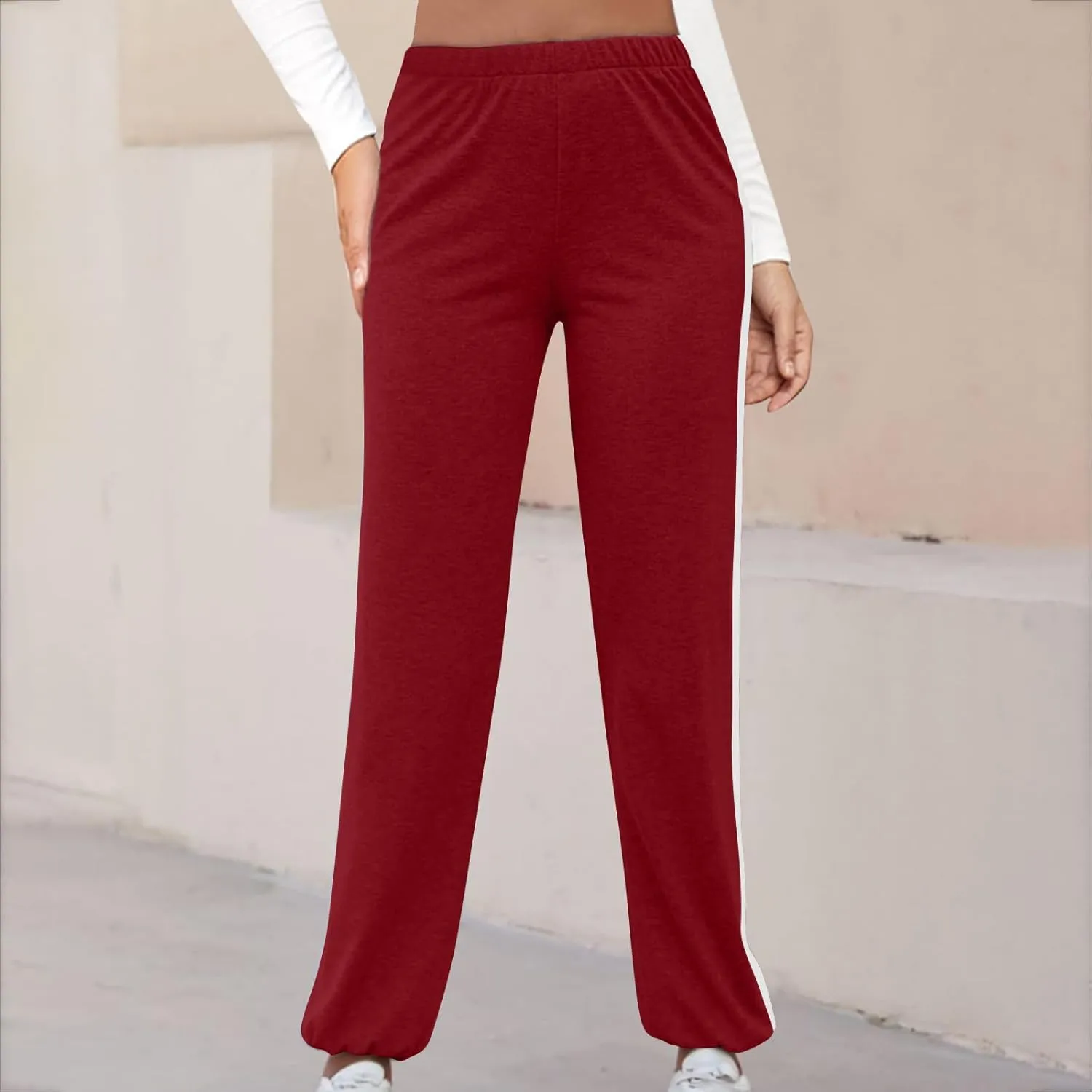 TANGNADE Womens Yoga Sweatpants Wide Leg Lounge Pajamas Pants Workout Comfy Joggers Sweatpants Pants Pockets
