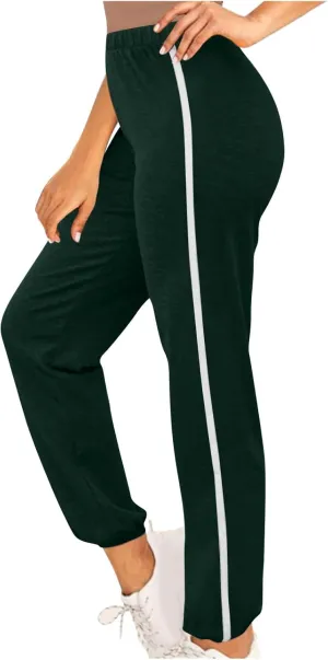 TANGNADE Womens Yoga Sweatpants Wide Leg Lounge Pajamas Pants Workout Comfy Joggers Sweatpants Pants Pockets