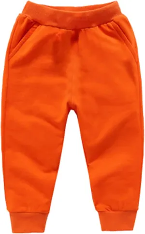 Toddler Boys Girls Sweatpants Baby Active Jogger Pants High Elastic Waist Pull On Trousers Sport Pants for Girls