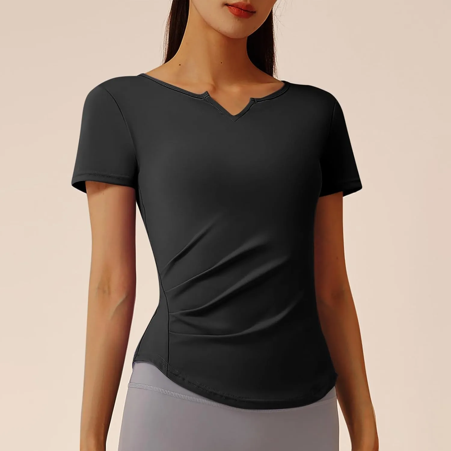 UV Protection Shirts for Women Quick Dry Rash Guard Running Shirts Moisture Wicking Short Sleeve Workout Hiking Tops