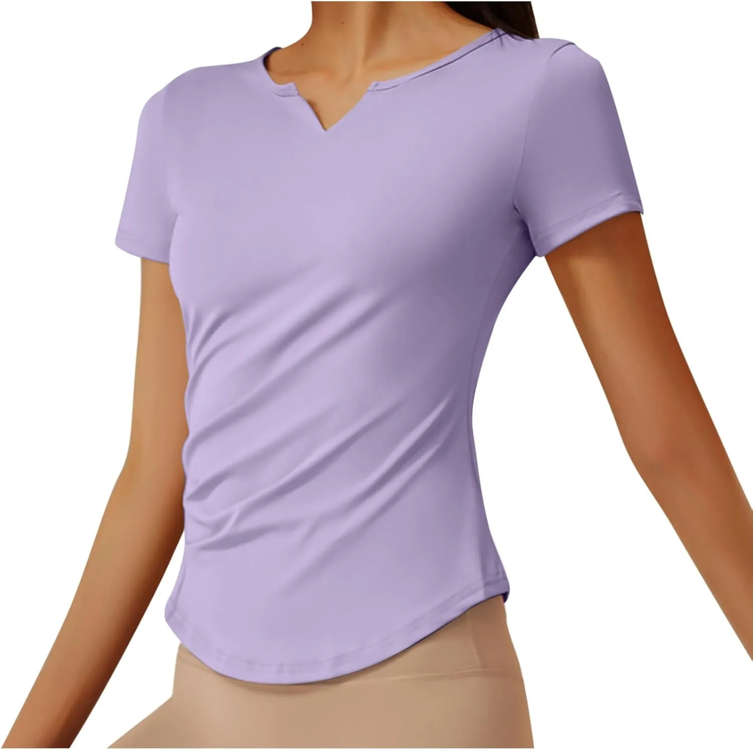 UV Protection Shirts for Women Quick Dry Rash Guard Running Shirts Moisture Wicking Short Sleeve Workout Hiking Tops
