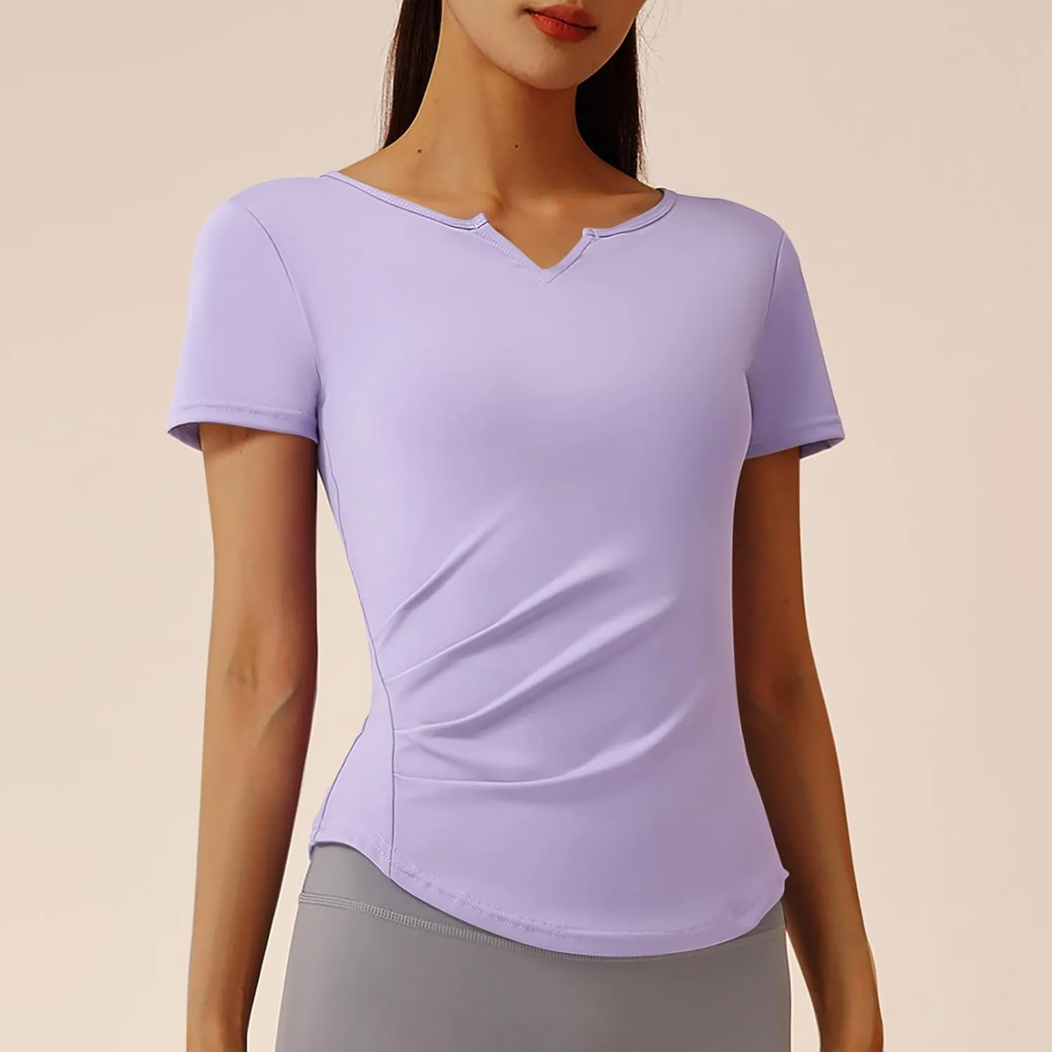 UV Protection Shirts for Women Quick Dry Rash Guard Running Shirts Moisture Wicking Short Sleeve Workout Hiking Tops