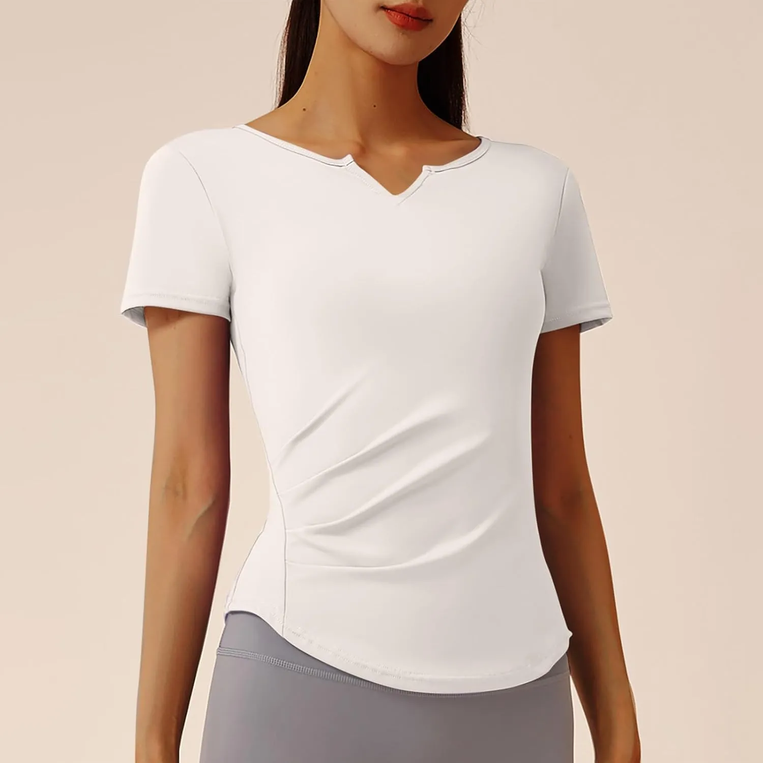 UV Protection Shirts for Women Quick Dry Rash Guard Running Shirts Moisture Wicking Short Sleeve Workout Hiking Tops