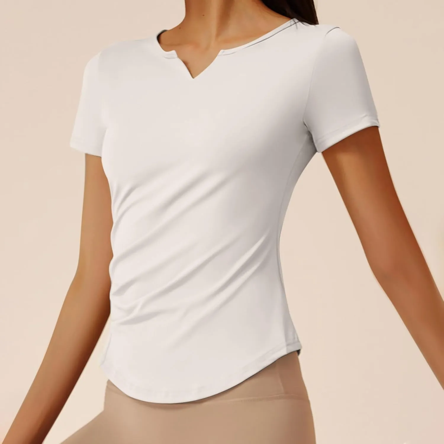 UV Protection Shirts for Women Quick Dry Rash Guard Running Shirts Moisture Wicking Short Sleeve Workout Hiking Tops
