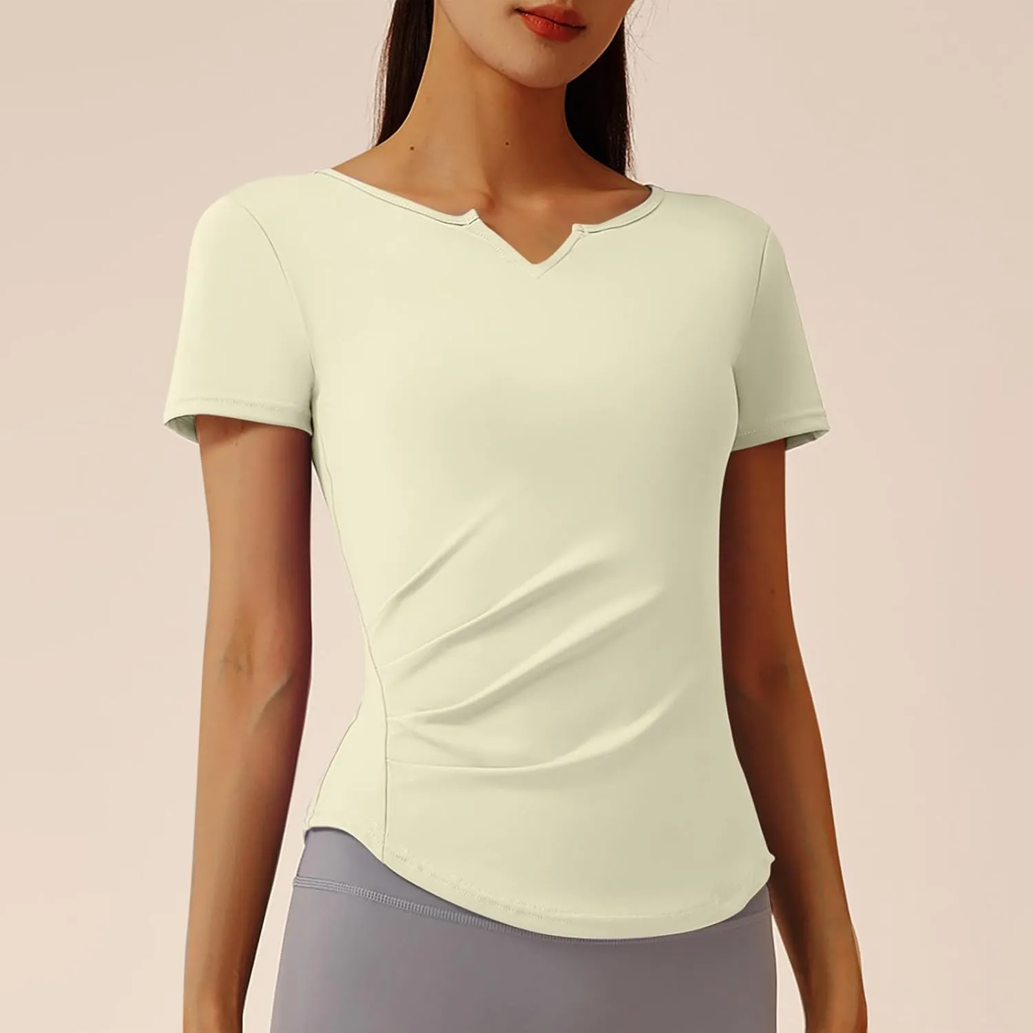 UV Protection Shirts for Women Quick Dry Rash Guard Running Shirts Moisture Wicking Short Sleeve Workout Hiking Tops