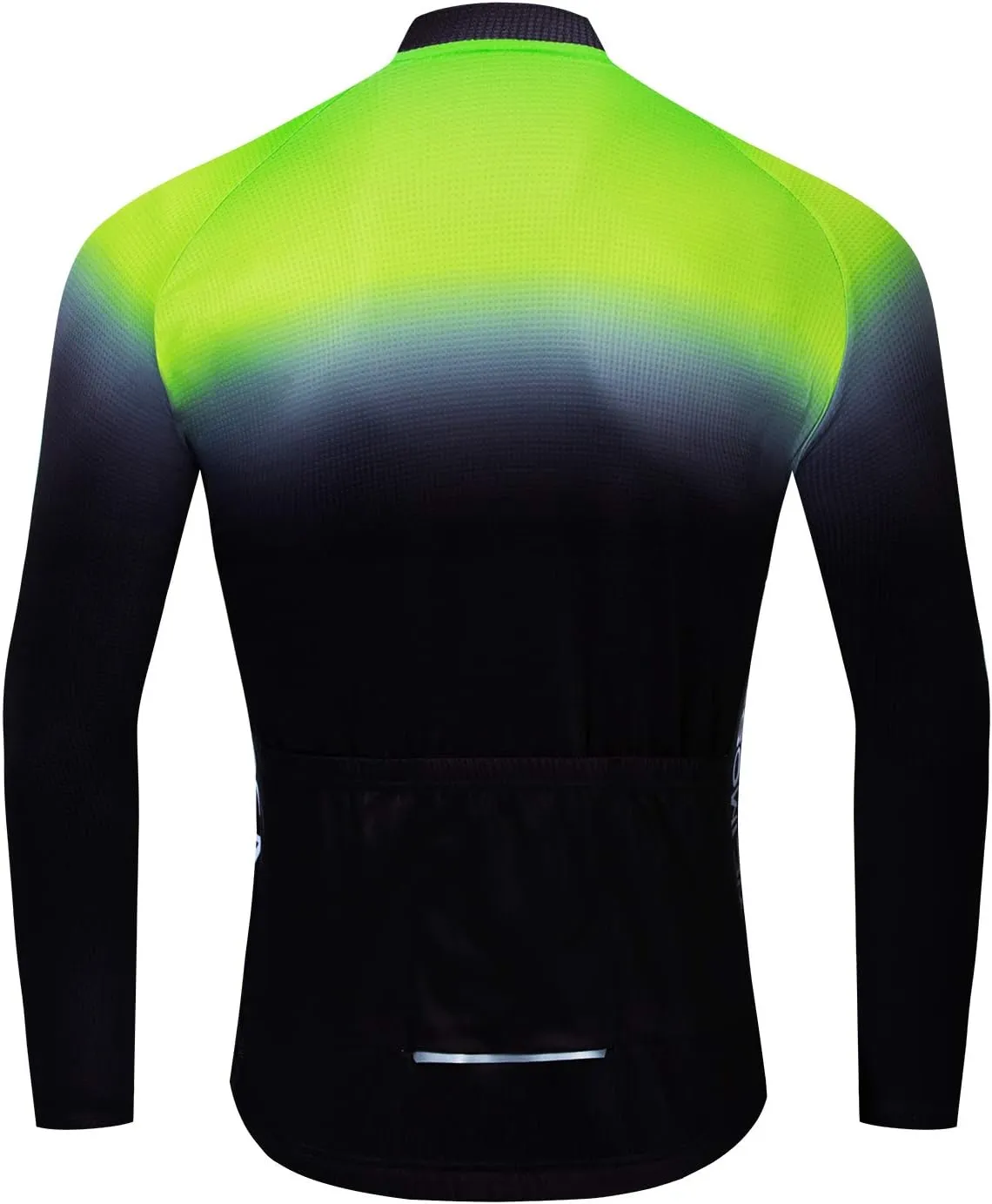 Weimostar Men's Cycling Jersey Long Sleeve Bike Shirt Pockets Full Zipper Reflective