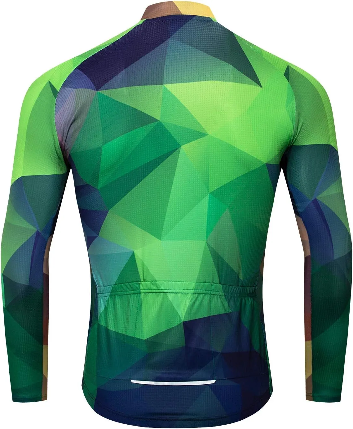 Weimostar Men's Cycling Jersey Long Sleeve Bike Shirt Pockets Full Zipper Reflective