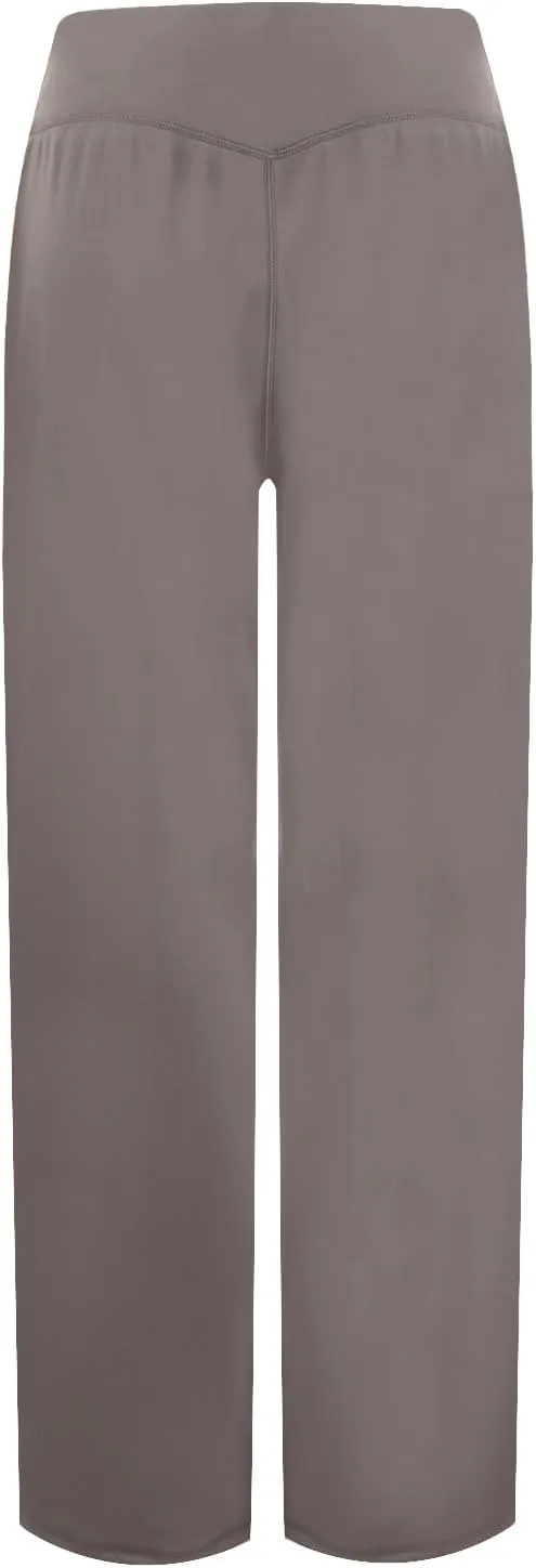 Wide Leg Yoga Pants with Pockets for Women Soft Stretch Lounge Pants High Waisted Straight Leg Flare Yoga Sweatpants