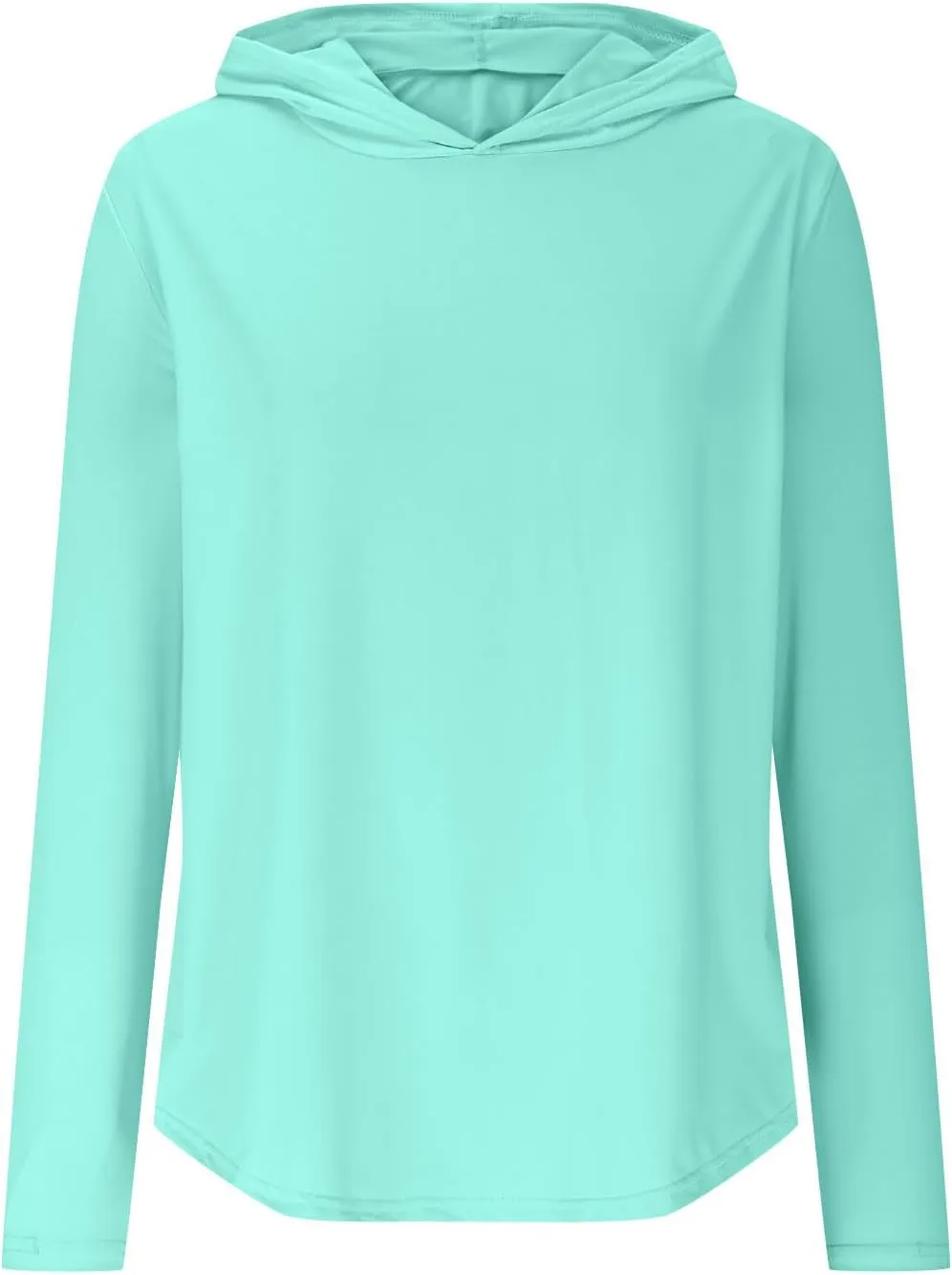 Women Long Sleeve UPF 50  Performance Shirts with Hooded Cooling Summer Clothing for Outdoor Hiking Camping Fishing