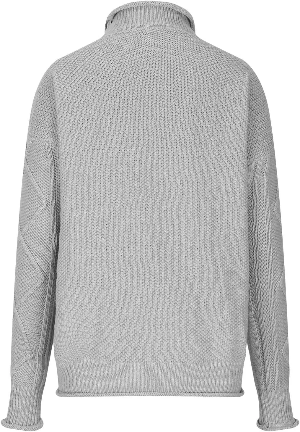 Women Oversized Sweater Turtle Neck Dressy Knit Sweater Pullover Tops Chunky Long Sleeve Y2K Sweater Blouse for Fall