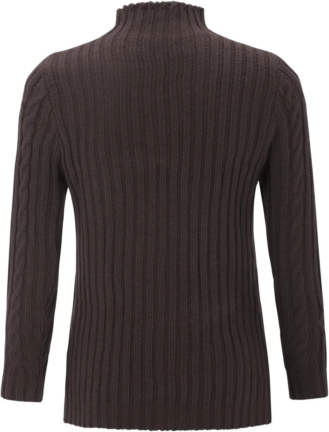 Women Turtleneck Sweater Casual Long Sleeve Pulover Sweaters Chunky Warm Ribbed Cable Knit Tops Jumpers Blouses