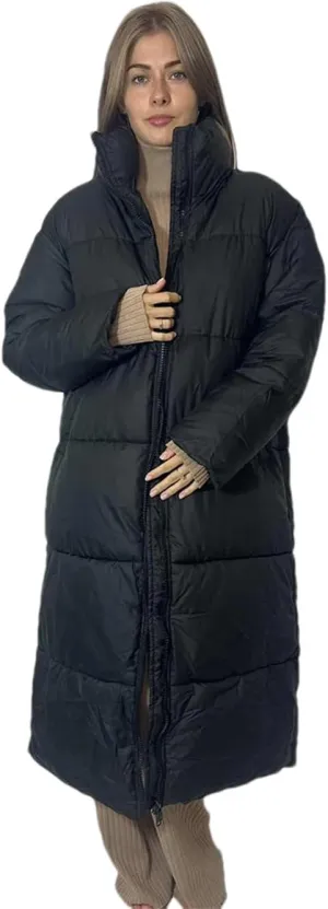 Women Warm Thick Oversize Maxi-Long Puffer Jacket Windbreaker Winter Snow Pocket Parka Down Coats