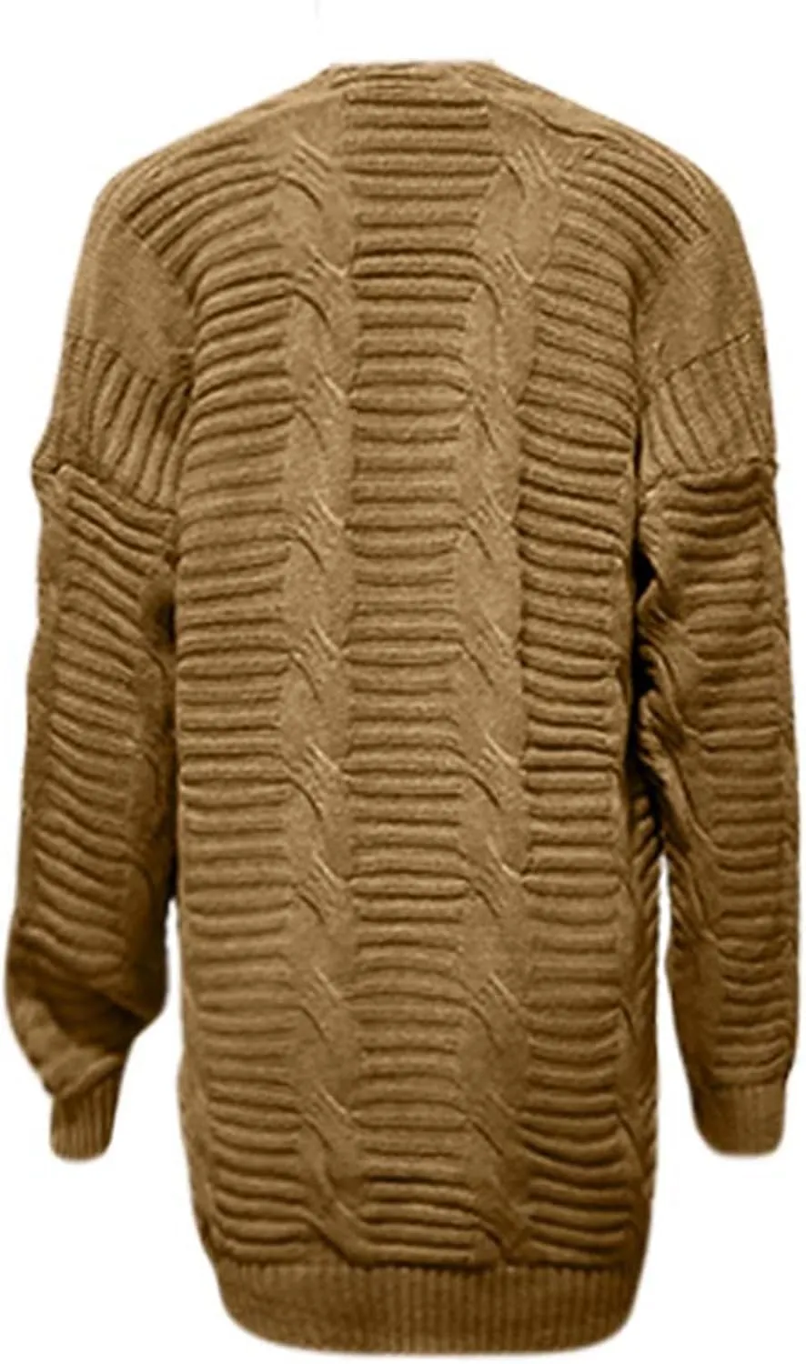 Womens Chunky Sweater Open Front Cardigans Baggy Lightweight Cable Knit Long Cardigan Sweaters Trendy Outwear Coats