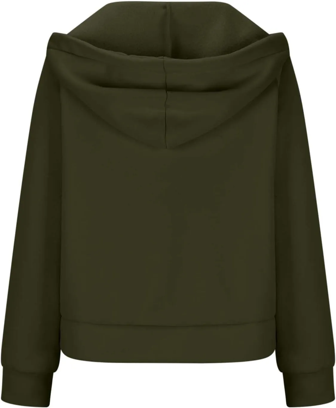 Womens Cropped Hoodies Half Zip Fleece Sweatshirts Oversized Drawstring Pullover Fall Outfits with Thumb Hole