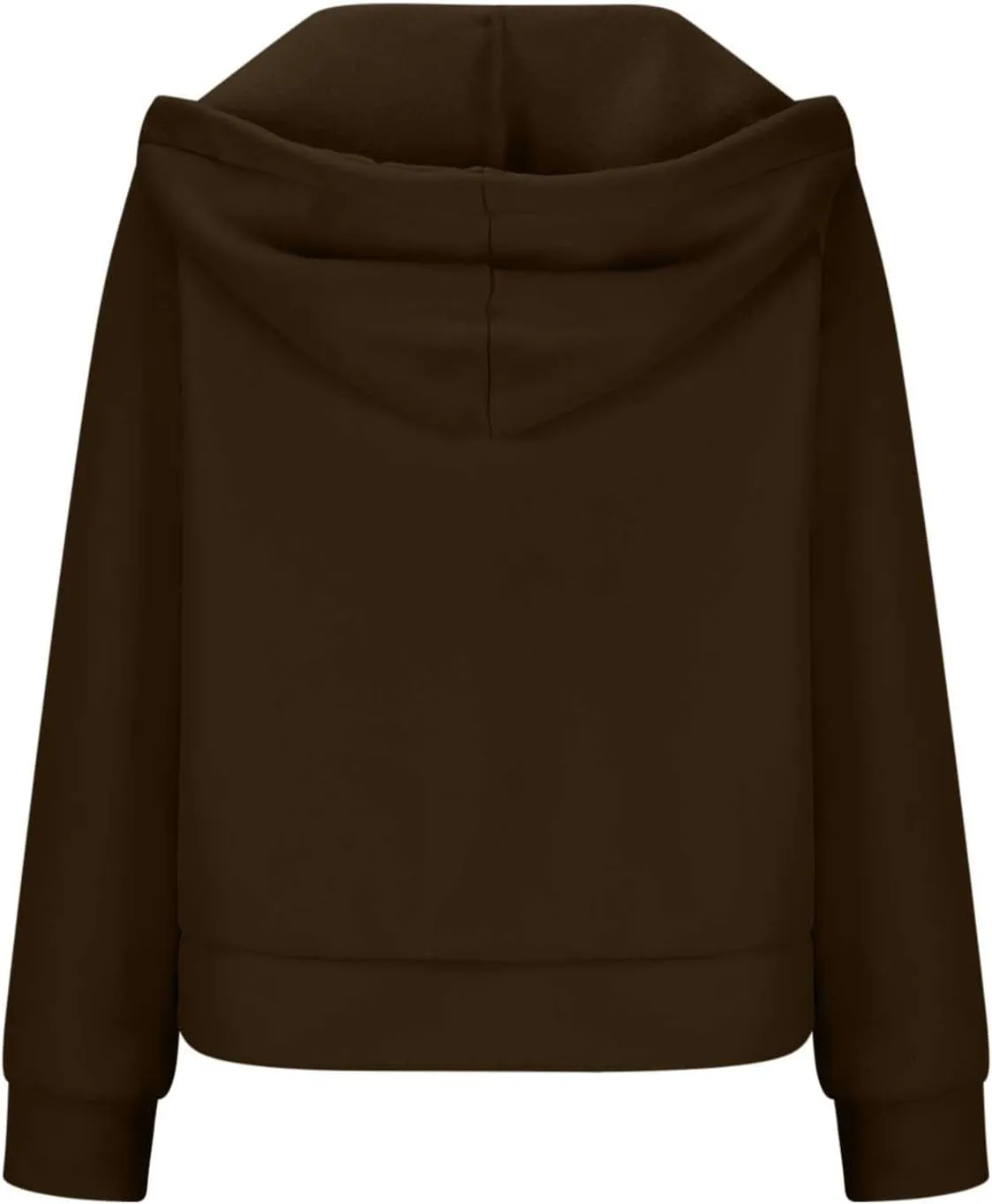 Womens Cropped Hoodies Half Zip Fleece Sweatshirts Oversized Drawstring Pullover Fall Outfits with Thumb Hole