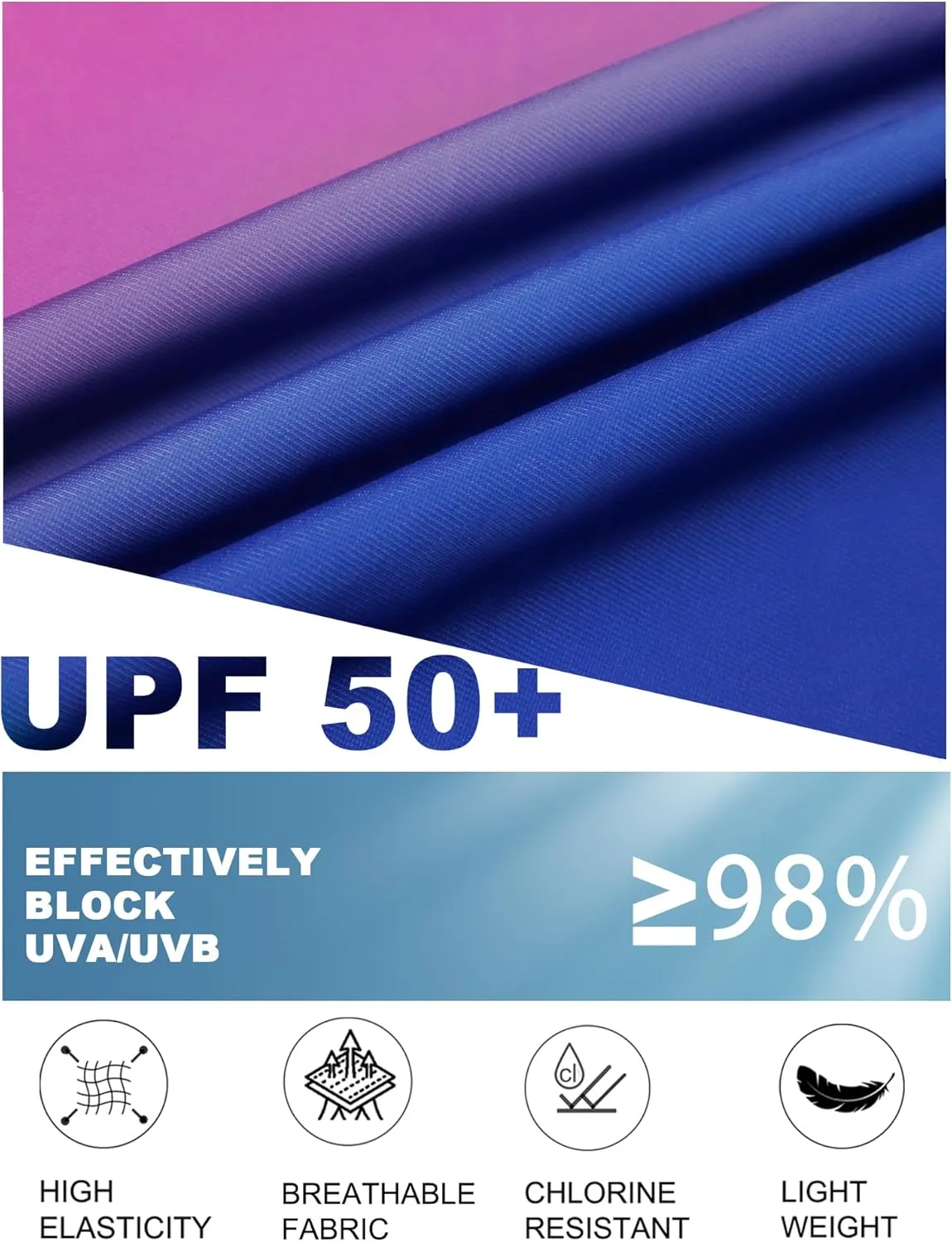 Women's Rash Guard UPF 50  Short Sleeve Swim Shirts Quick Dry Swimsuit Top UV Sun Protection Bathing Suit Top