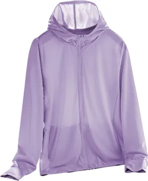 Womens UPF 50  Hoodies Sun Shirts Breathable Long Sleeve Hiking Shirts Outdoor Lightweight Quick Dry Athletic Jacket