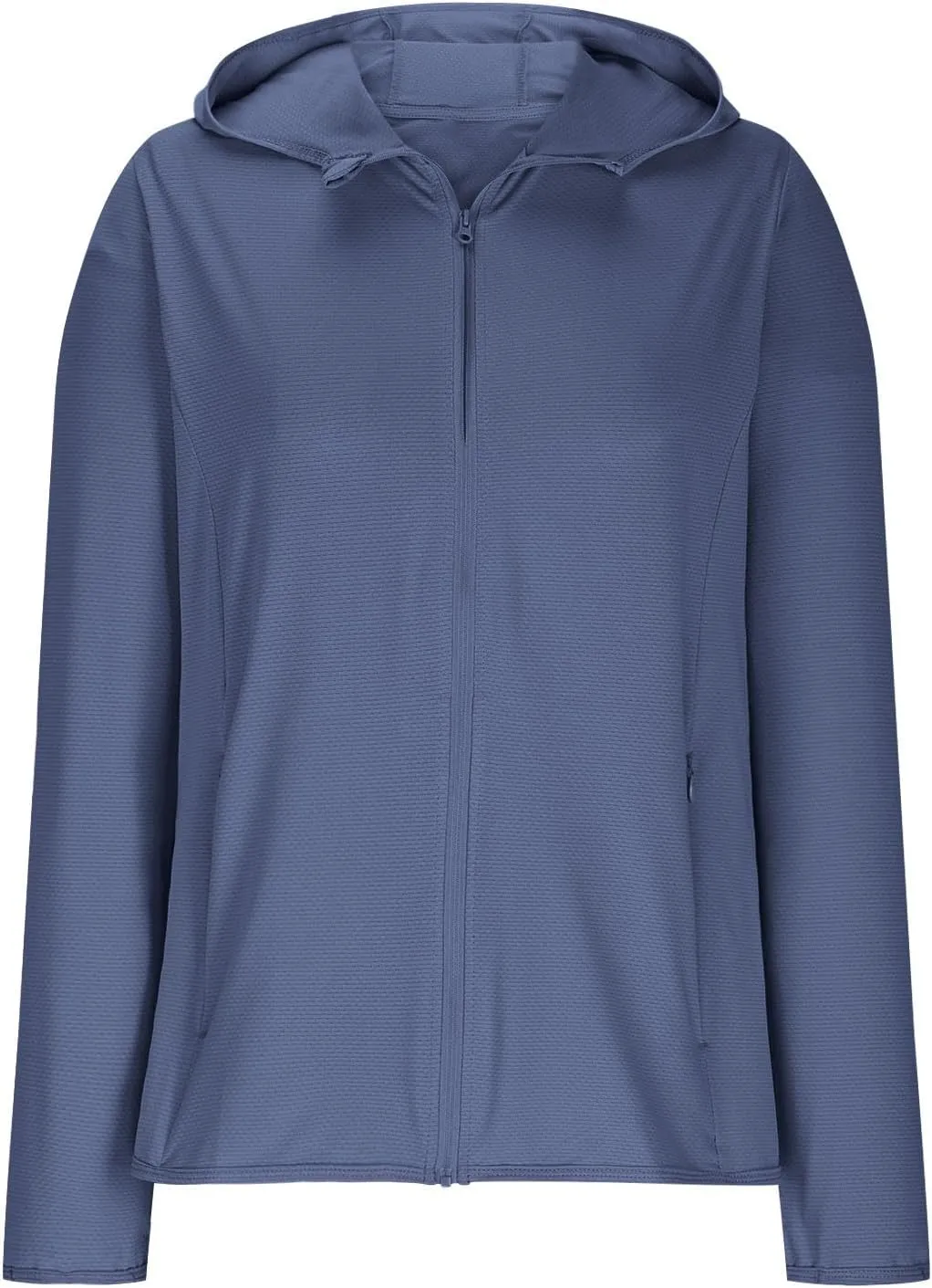 Womens UPF 50  Sun Protection Hoodie Jacket Lightweight Long Sleeve Sun Shirt for Women with Pocket Hiking Outdoor