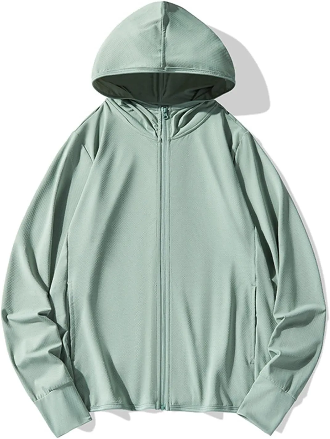 Women's UPF 50  Sun Protection Hoodie Jacket Lightweight Long Sleeve Sun Shirt Hiking Running Athletic Shirt
