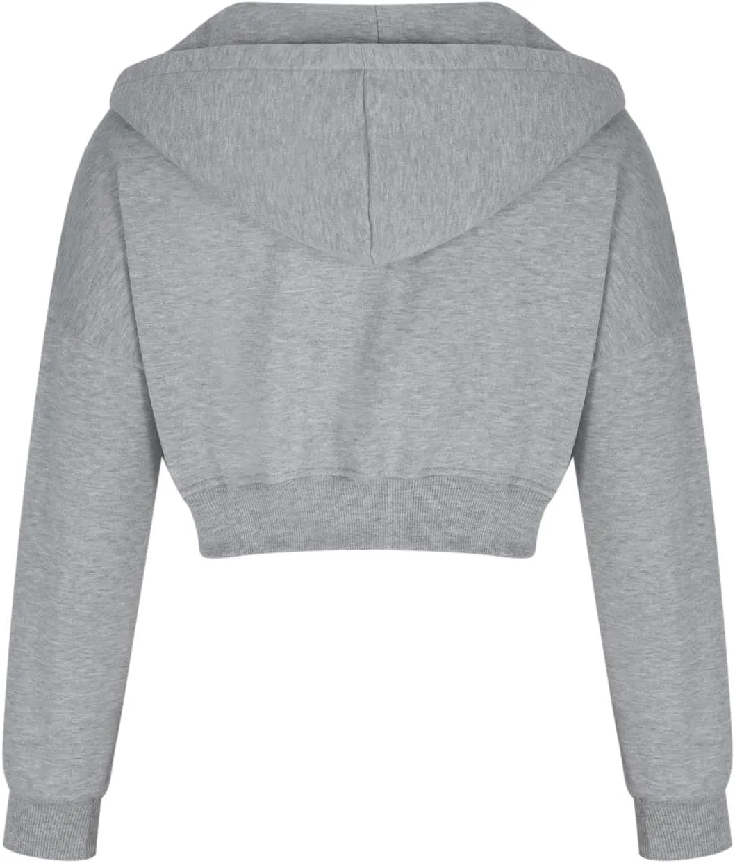 Women's Zip Up Cropped Hoodies Fleece Lined Hooded Sweatshirt Long Sleeve Sweatshirts Workout Short Sweater Comfy Top