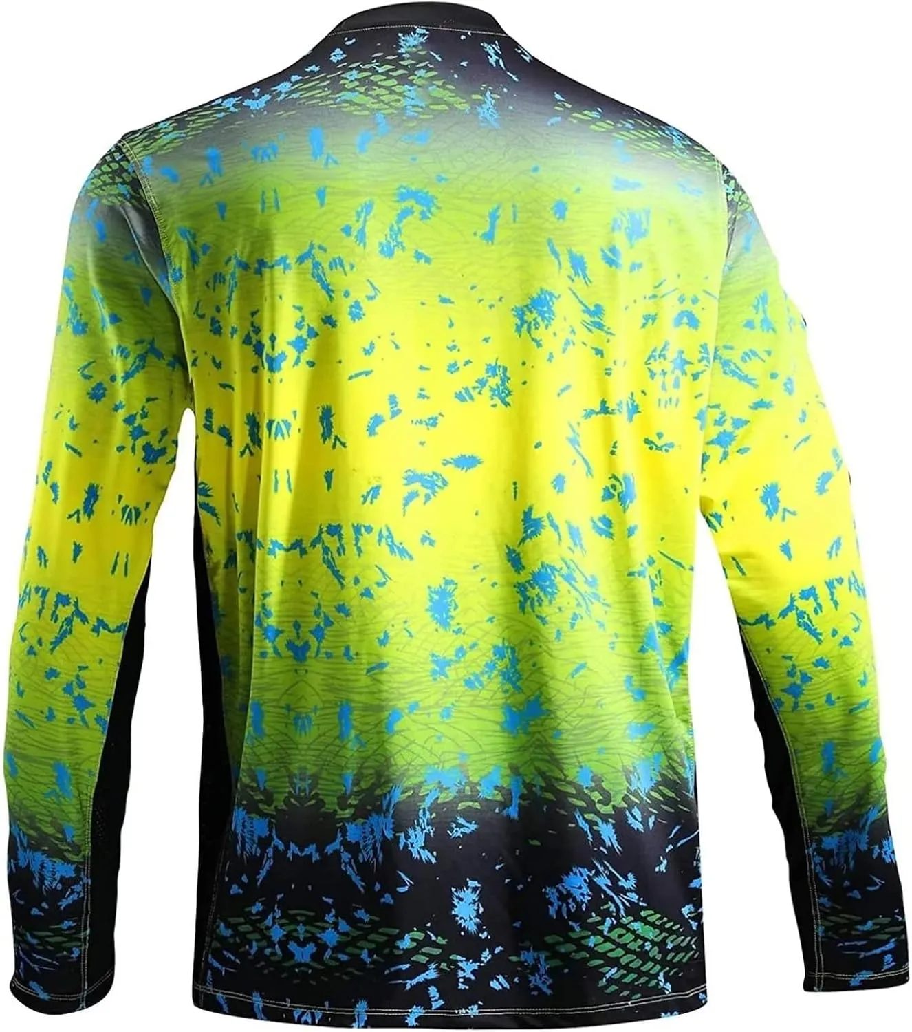 YIBIMOTTO Sun Protection Fishing Shirt for Men UPF 50  Long Sleeve Hooded Fishing T-shirts Quick Dry Fishing Clothing